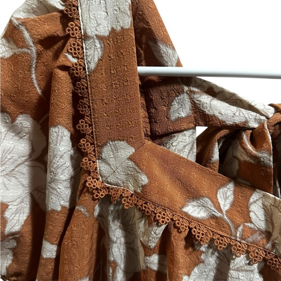 Blu Pepper Floral Tie Knot Mini Dress - Picture 4 of 7